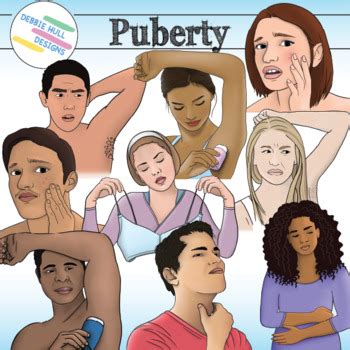 puberty clipart